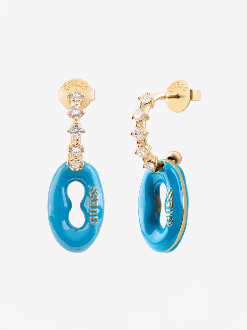 Pendientes De Pop Links Adivinar Azul Claro
