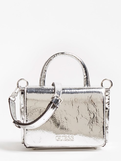 Bolsillo De La Tía Adivinar Laminado Plateado