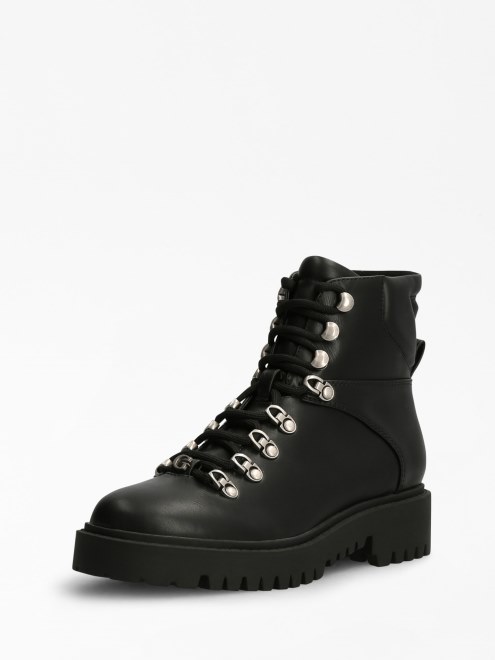 Botas Orlee Con Cordones Negras Guess