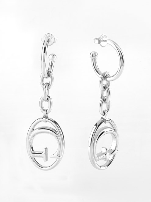 Adivinar Icónico' Pendientes De Plata