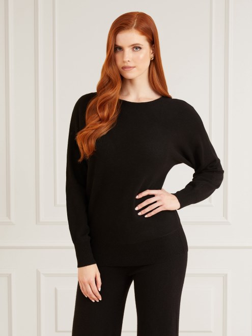 Jersey De Cachemir Marciano Negro Adivinar