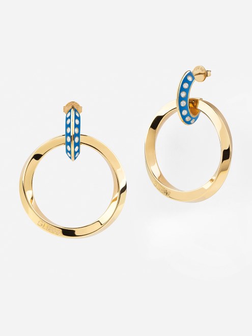 Pendientes Azul Claro "los Aros No Mienten" Adivinar