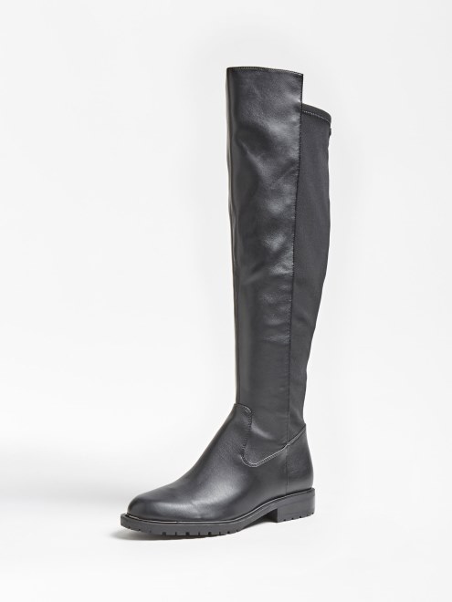 Adivina Raniela Botas Negras Con Punta Redonda