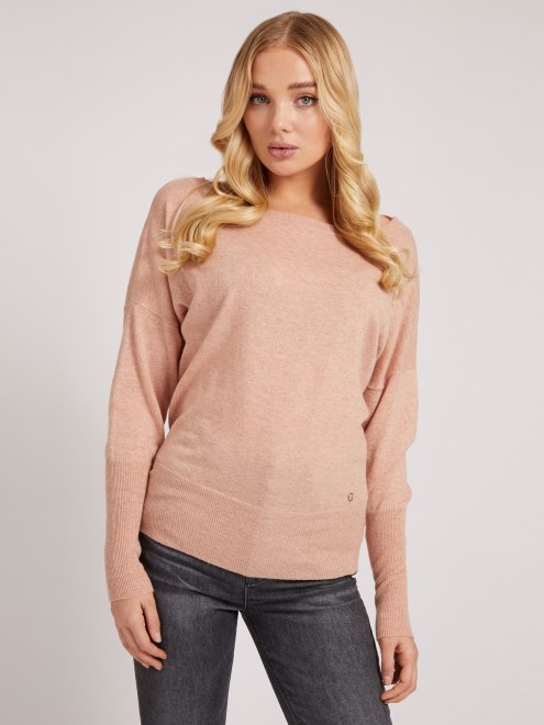 Guess Sueter De Mezcla De Cachemira Beige