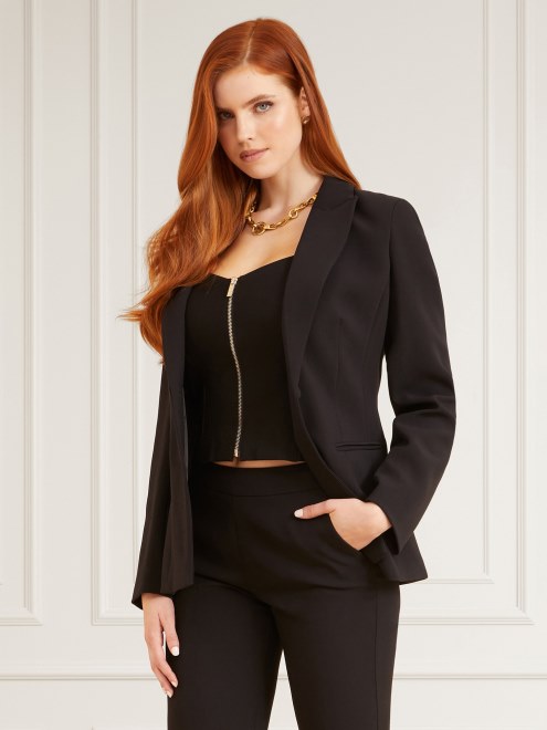 Blazer Slim Fit Marciano Negro Guess