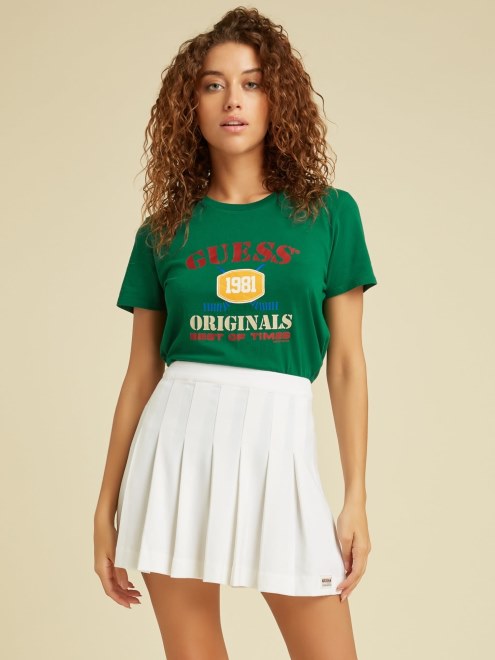 Camiseta Guess Logo Delantero Verde