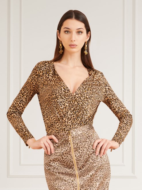 Adivinar Animalier Marciano Cuerpo Estampado Animalier