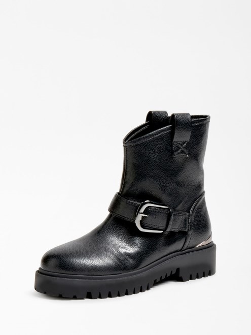 Botín Hebilla Orican Guess Negro