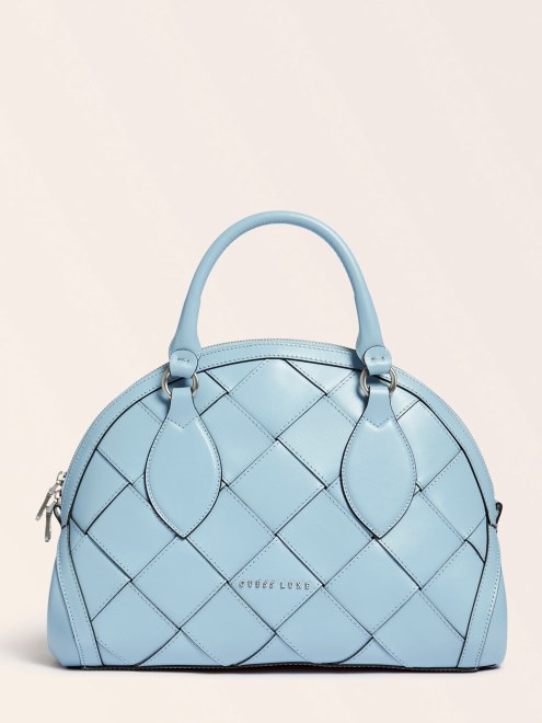 Bolso De Mano Giorgia Luxe Multi Beis De Piel Auténtica Guess