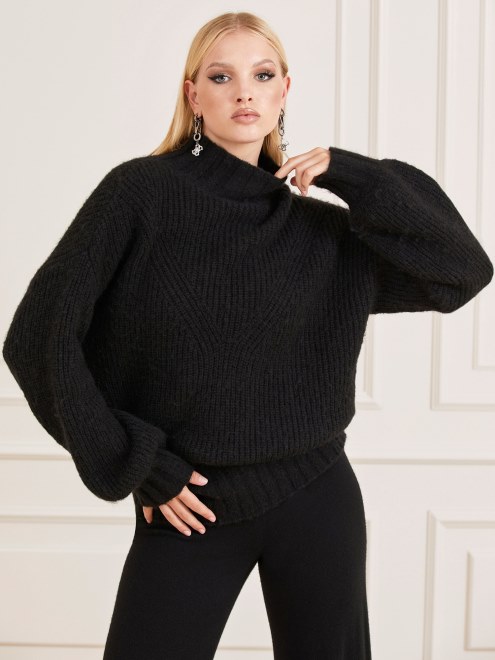 Jersey Mezcla Lana Marciano Negro Supongo