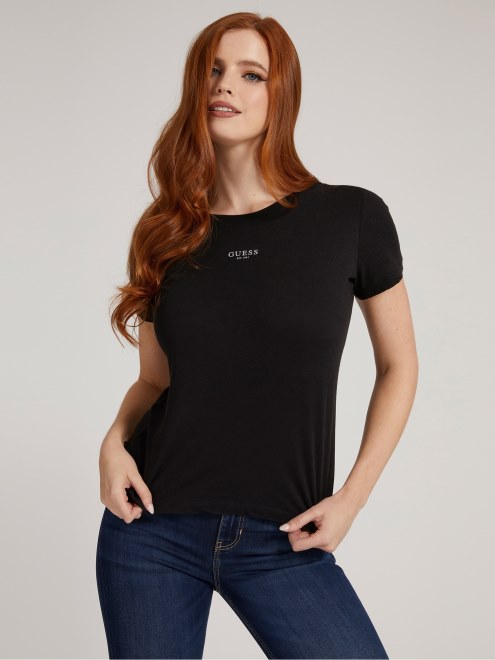 Camiseta Guess Look Usado Gris Oscuro