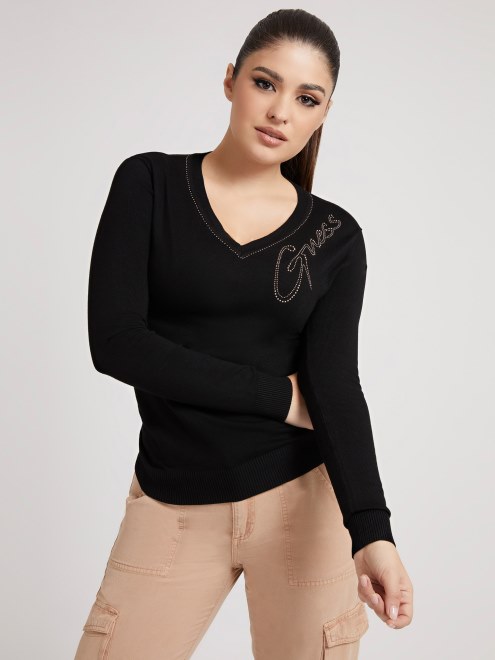 Sueter Con Logo Bordado Negro