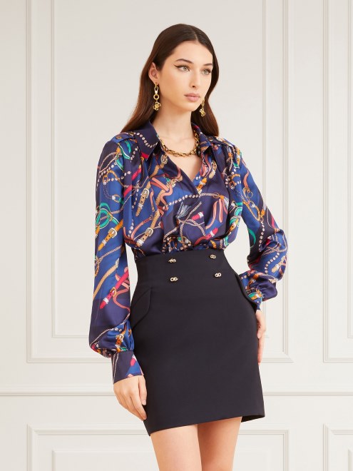 Body Estampado Marciano Adivinar Azul Multi