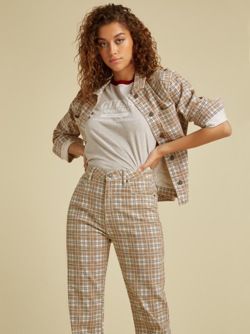 Chaqueta A Cuadros Marron Supongo