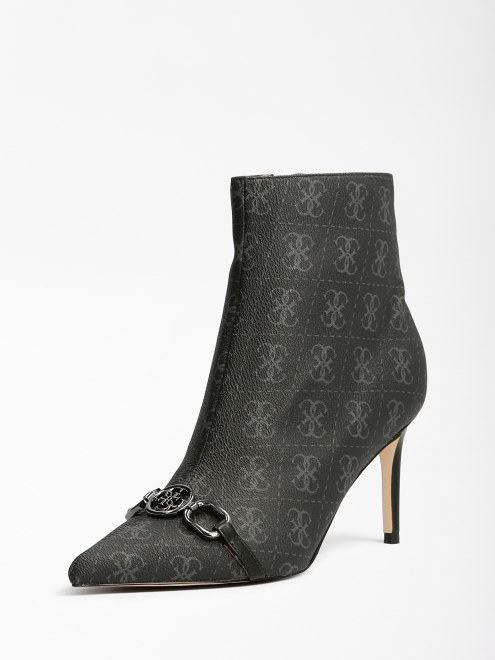 Botines Negros Multi Adayn 4g Logo Adivinar