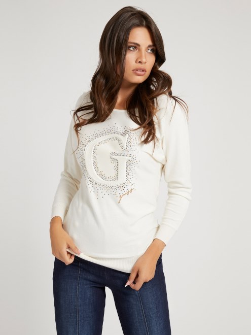 Jersey Con Logo Bordado De Guess G