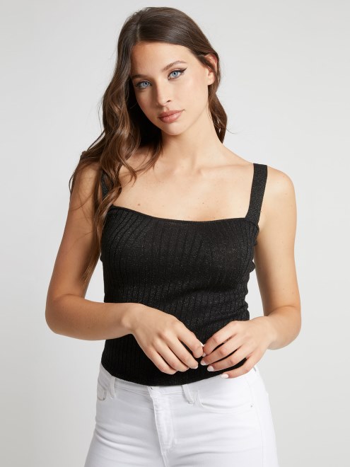 Suéter De Tanque Negro Supongo