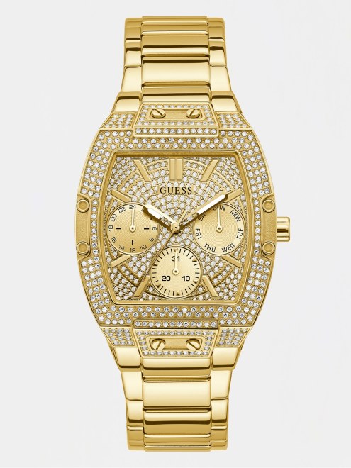 Reloj Multifunción Guess Azul Cristal