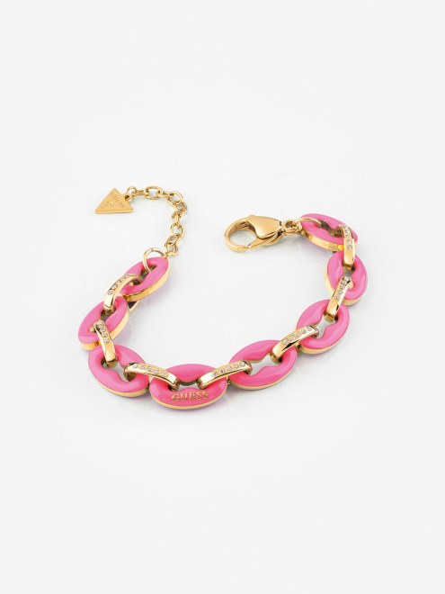 Conjetura De Pulsera De Eslabones Pop Rosa