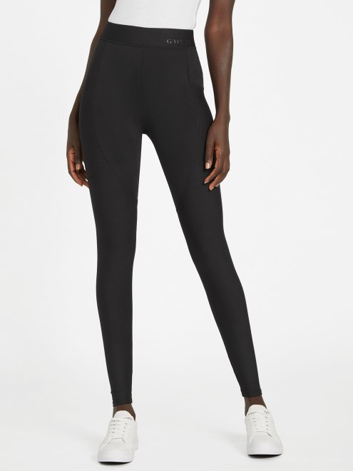 Leggins Activos Ikram Adivinar Negro Azabache