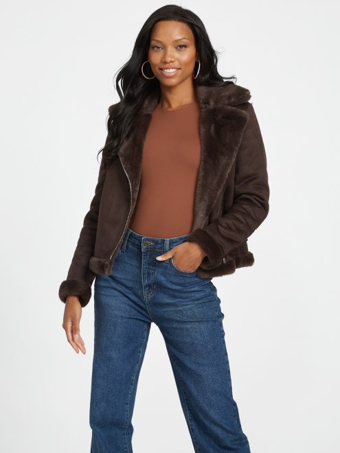 Supongo Que Lavin Chaqueta De Piel De Oveja Taza De Joe