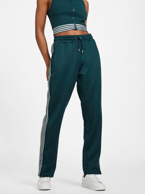 Joggers De Tricot Guess Eco Veda Jade Oscuro