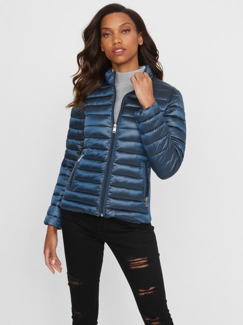 Chaqueta Acolchada Adivina Azul Corrientes Flora