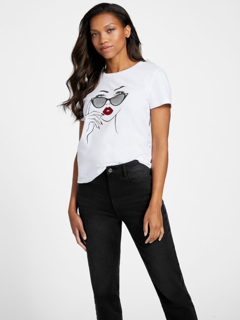 Adivina Catia Blanco Puro Camiseta Gráfica