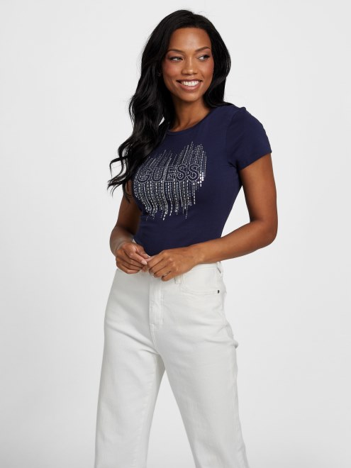 Camiseta Frances Azul Marino Supongo Que Nocturna