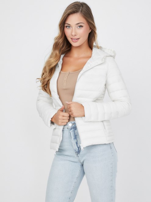 Chaqueta Acolchada Rachelle Blanc/scuffy Guess