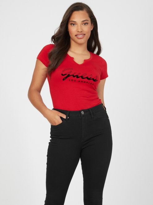 Camiseta Con El Logo De Anís De Adivinar Rugby Rojo