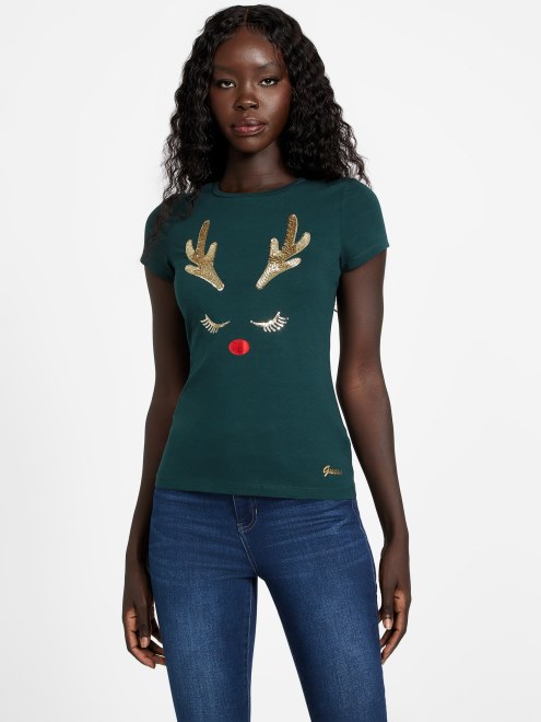 Camiseta Eco Vixen Adivinar Jade Oscuro