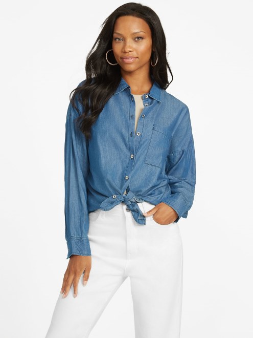 Camisa Extragrande Tai Adivinar índigo