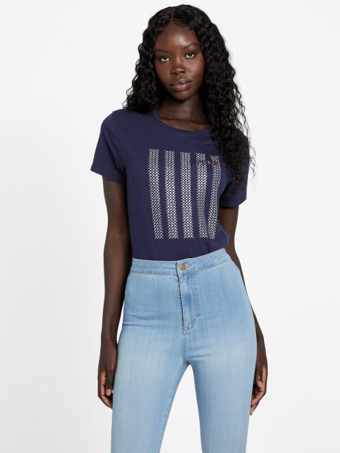 Camiseta Eco Felix Bling Adivinar Azul Marino Nocturno