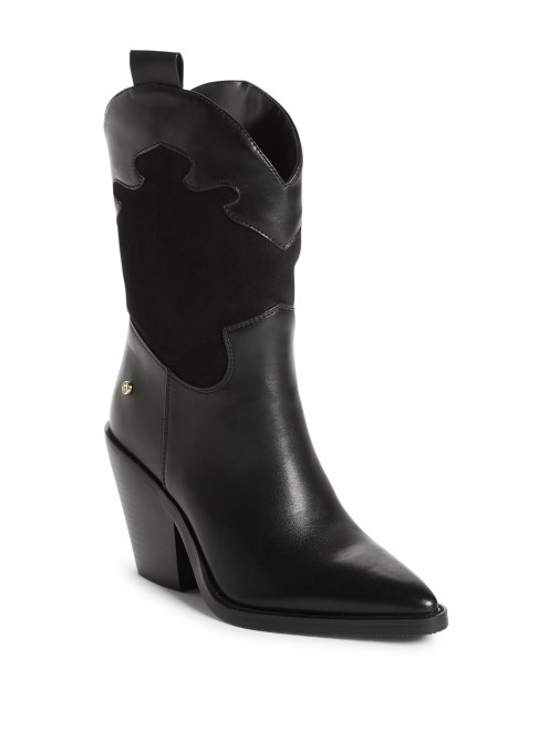 Botas Vaqueras Guess Kaz Negras