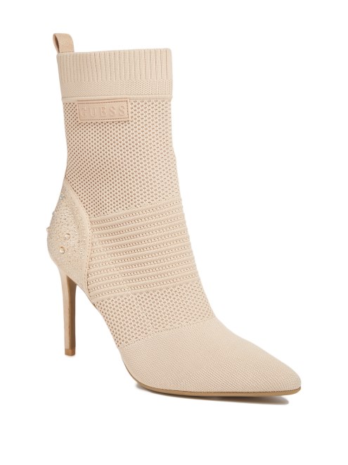 Botines Tacón Punto Guess Taupe