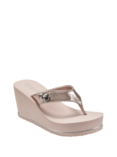 Solve Plataforma Flip Flop Adivinar Mediano Rosa