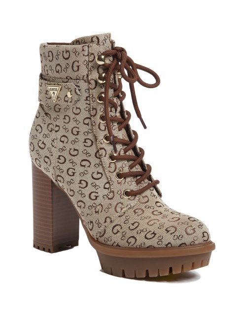 Botas De Combate Con Logo De Guess Md Burn Bak Emmalee