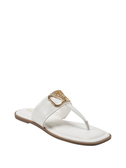 Sandalias Frosty Bling T-strap Guess Panna