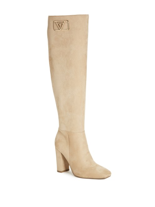 Botas De Vestir Con Tacón Maizey Guess Light Natural