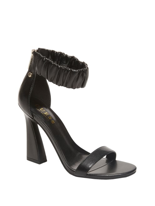 Black1 Guess Nowel Tacones Fruncidos Al Tobillo