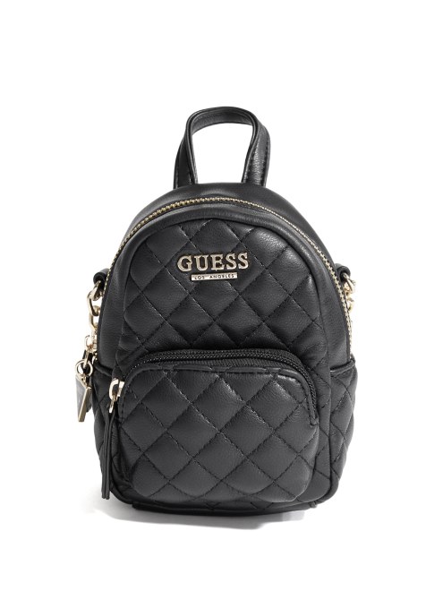 Minibolso Bandolera Acolchado Negro Guess Evan