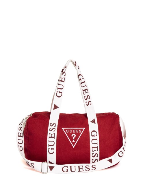 Bolso De Viaje Con Logo Rojo