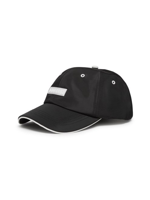 Gorra De Beisbol Con Logo Negro Poco Profundo