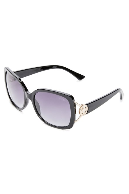 Gafas De Sol Con Logo Negras Guess