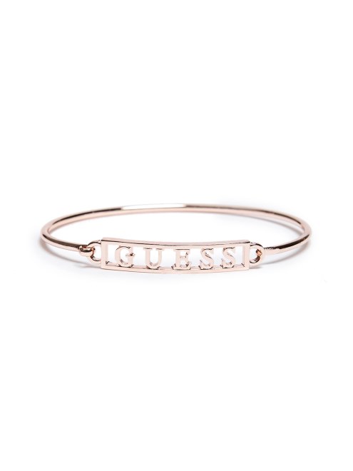 Brazalete Con Logo En Tono Dorado Rosa Plateado