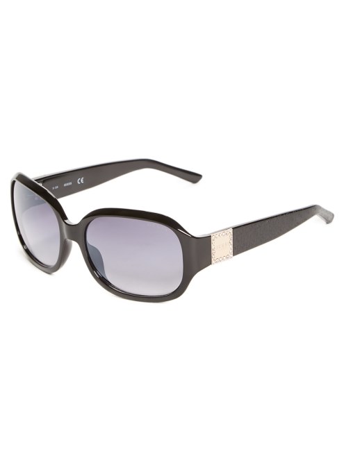 Gafas De Sol De Plastico Con Logo Adivinar Plateadas