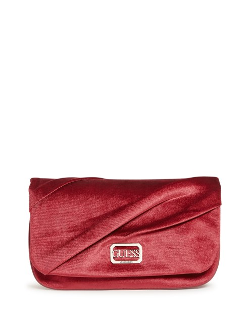 Bolso De Mano Plisado Allegra Rojo Guess