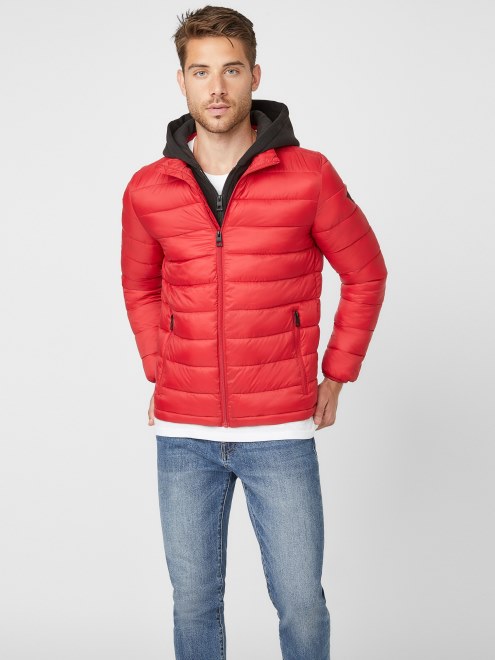 Chaqueta Acolchada Hampton Varsity Red Guess