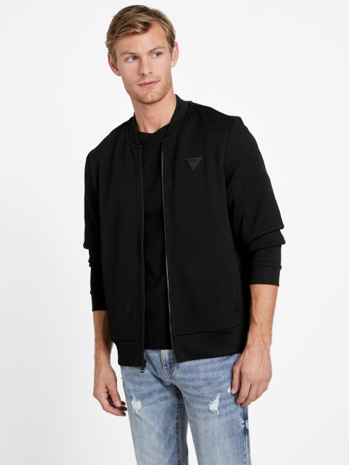 Chaqueta De Vuelo Acolchada Astro Guess Negro Azabache